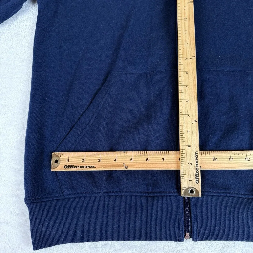 True Religion City Buddha Full Zip Hoodie Jacket Mens Large Blue‎ New 46